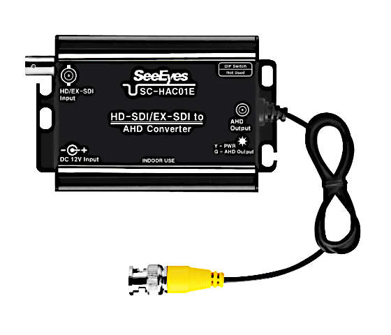 固定ディスク-SDI、EX-SDI→アナログ固定ディスク（AHD）取り替えっこ変換器 catCH-AC01E
