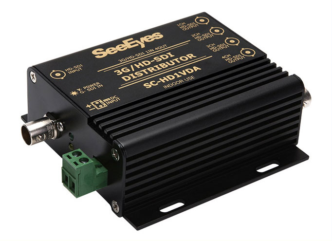 EX-SDI／固定ディスク-SDI／3G-SDI防犯写真機用さし画4分かちあう器 【catFE-B024】 （BNC 4引き渡し さし画分かちあう sdi 写真機）