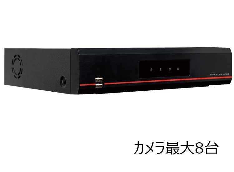 楽天市場】4ch POE内蔵ネットワークビデオレコーダー NVR-POEK04-2TB