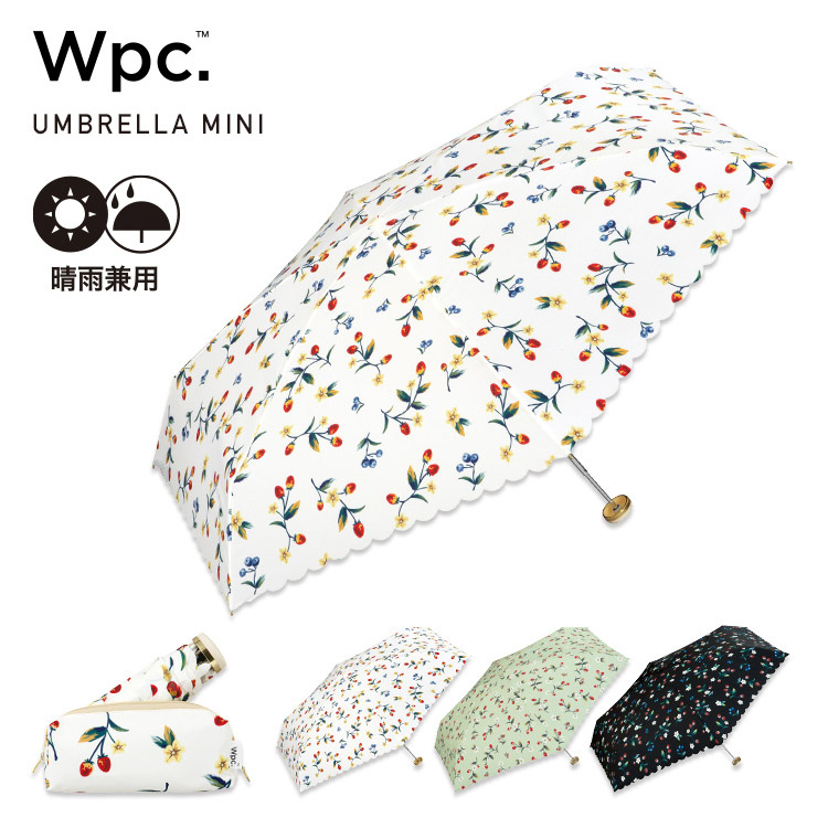 楽天市場】【Wpc.公式】 折りたたみ雨傘 ストロベリーガーデン ミニ