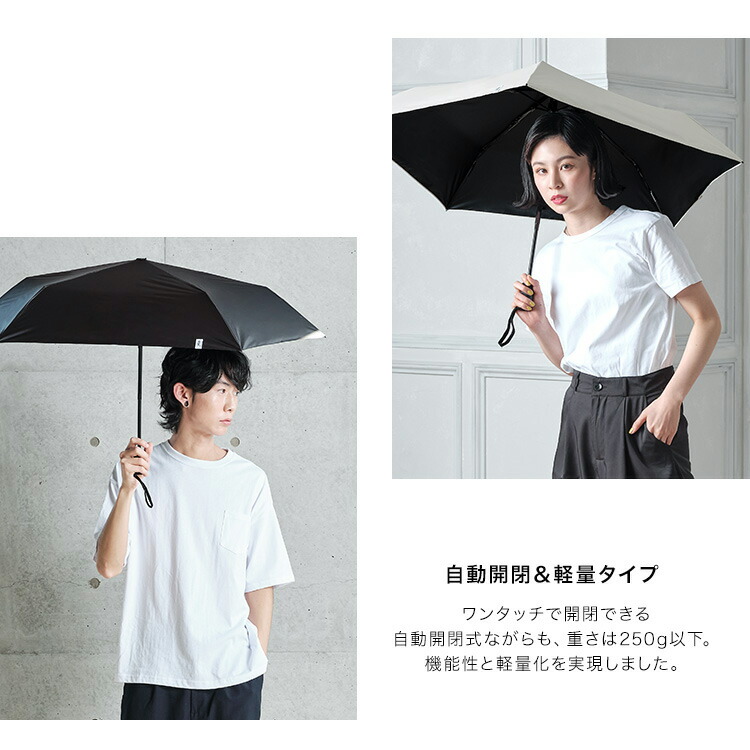 【Wpc.公式】折りたたみ傘遮光軽量ASCパラソルmini【日傘傘UVカット遮光晴雨兼用レディース】