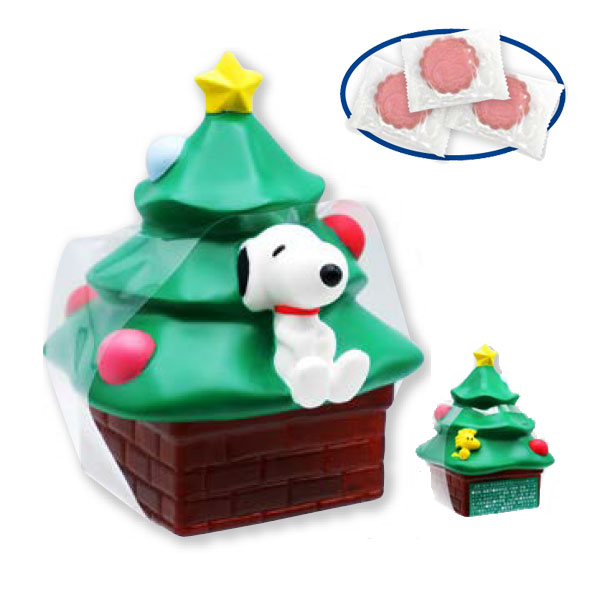 楽天市場 最終セール クリスマスお菓子 ウィズメタックフーズ スヌーピー クリスマスデコレーションポットb 15g シモジマラッピング倶楽部