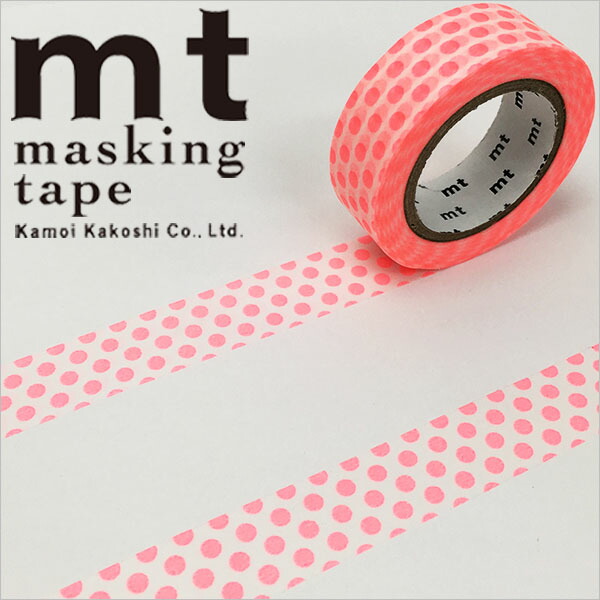 楽天市場】マスキングテープ mt カモ井加工紙 mt1P deco 1巻