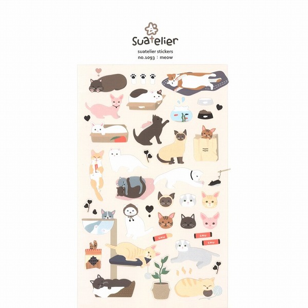 楽天市場】シール・ステッカー S&C 韓国 Suatelier a daily something
