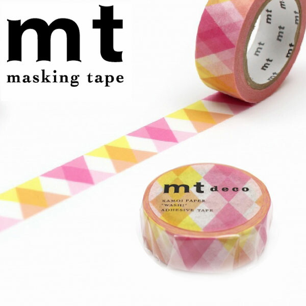 楽天市場】マスキングテープ mt カモ井加工紙 mt1P deco 1巻