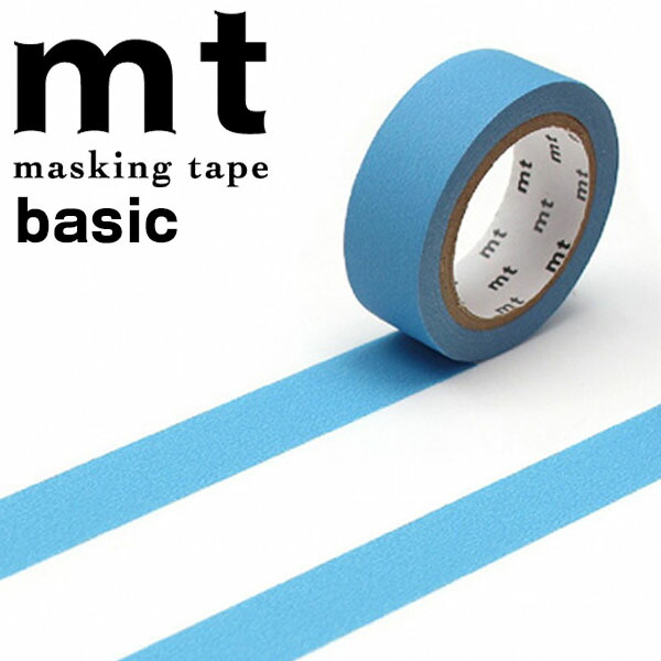楽天市場】マスキングテープ mt カモ井加工紙 mt1P basic 1巻 無地