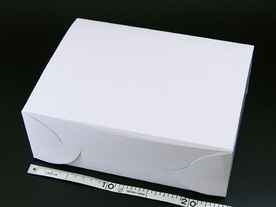 ラッピング 箱 ボックス ラッピング箱 【　ホワイトショートケース　８ 　】 ケーキ用箱 ケーキ 箱 ケーキBOX ケーキボックス テイクアウト ギフトボックス ラッピング用品 ラッピングボックス プレゼント