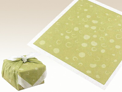 アラカルト しずく グリーン 66×66cm|ラッピングストア(コッタ cotta)