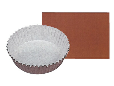 ペットカップ丸型 茶ベタ (152径×25H)