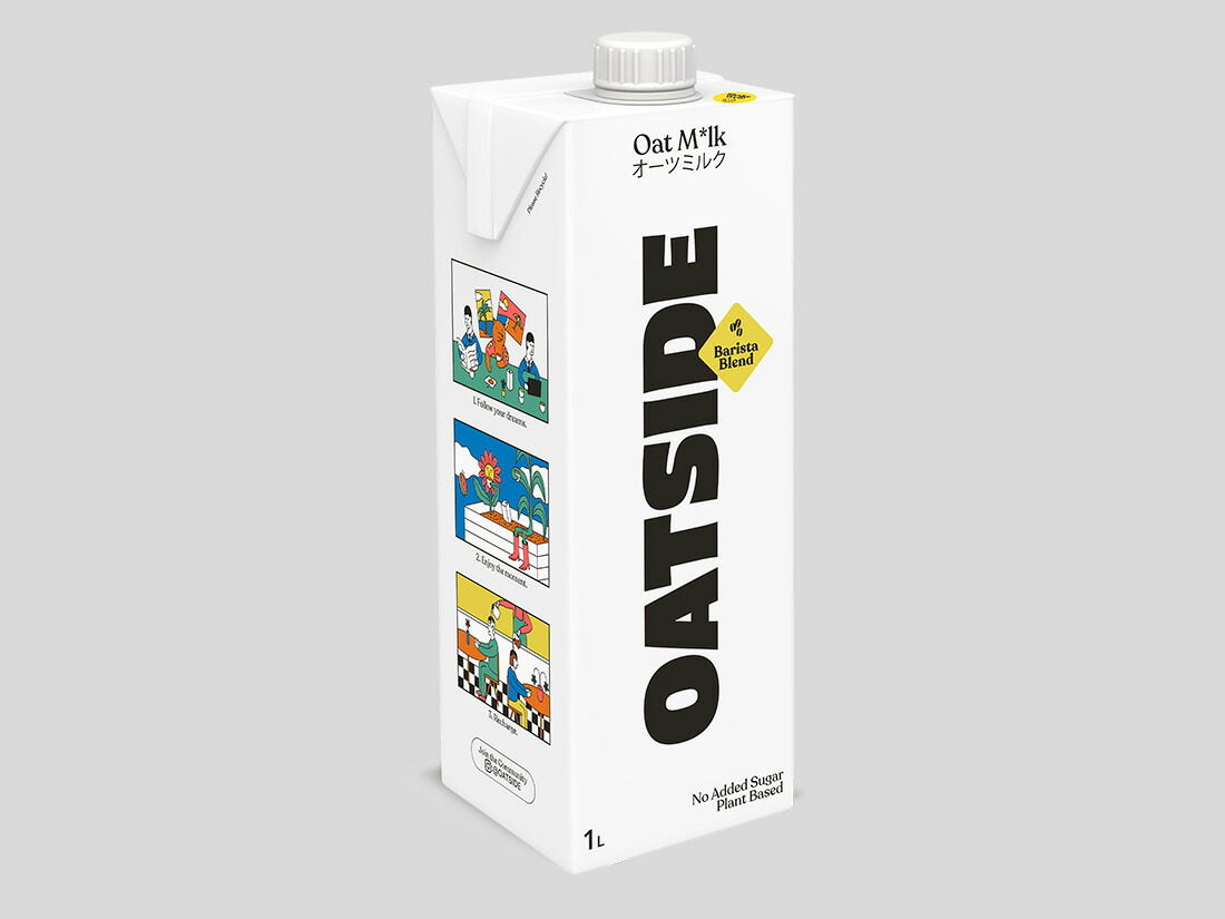 OATSIDE Oat Milk バリスタブレンド II 6本入り×4箱 楽天市場】OATSIDE オーツミルク バリスタブレンド 1000ml×6個