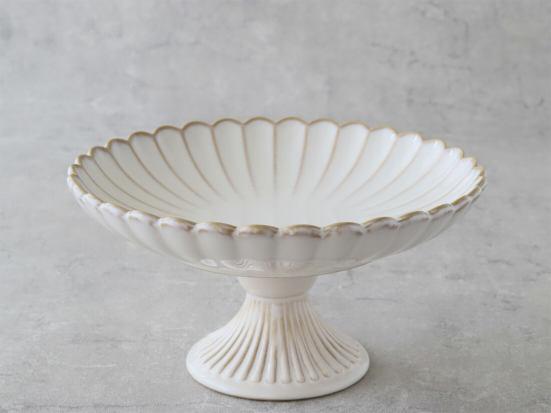 楽天市場】cotta 水切り穴付きコンポート皿 アンティーク (20cm