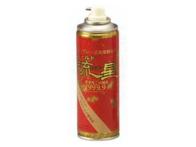 金粉スプレー ゴールド流星 140ml★