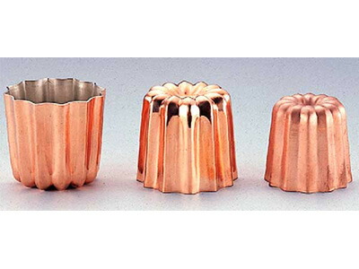 楽天市場】銅 カヌレ型（小）ケーキ型 お菓子 金属 : お菓子 ケーキ型