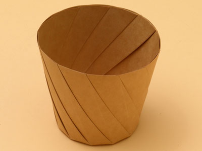 楽天市場 おりがみカップ 特小 茶 ラッピングストア コッタ Cotta