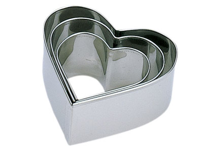 楽天市場】クッキー抜き型 ファンシーハート7pセット クッキー型