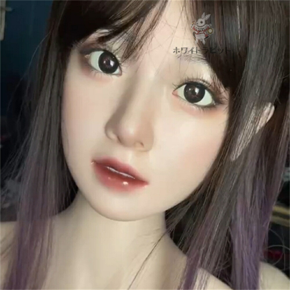 《 受注生産品 》 ドール 硬質シリコン ヘッド 大人 向け ドール 等身大ドール リアル ドール 販売 ドール 本体 人形 ヘッド 眉毛 睫毛 植毛 M16ボルト 145CM~170CM身長対応 ホワイトラビット [A17]
