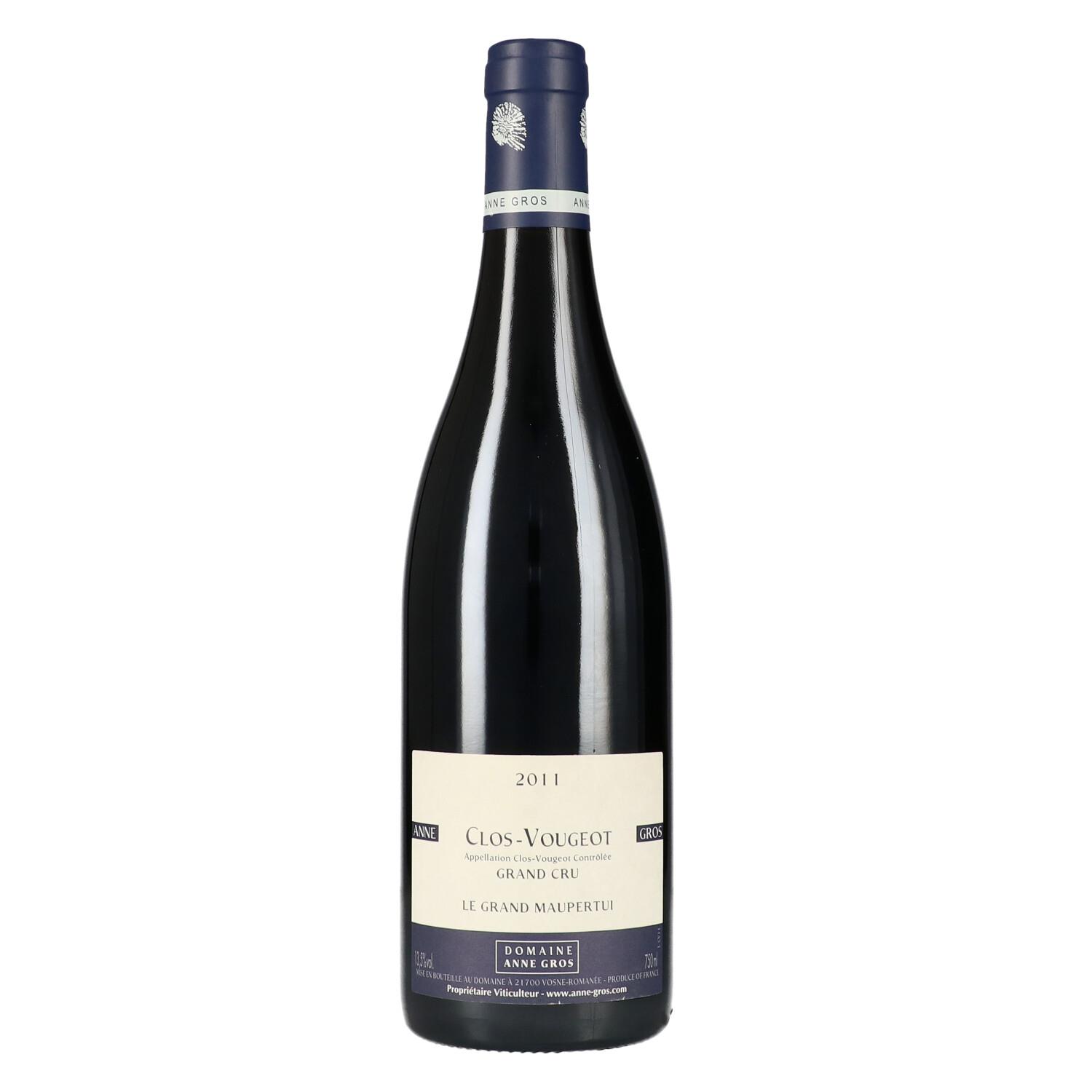 アンヌ グロ 2011 クロ ヴージョ グラン モーペルテュイ Domaine Anne Gros Clos Vougeot Grand Cru Le Grand Maupertui 750ml A1166