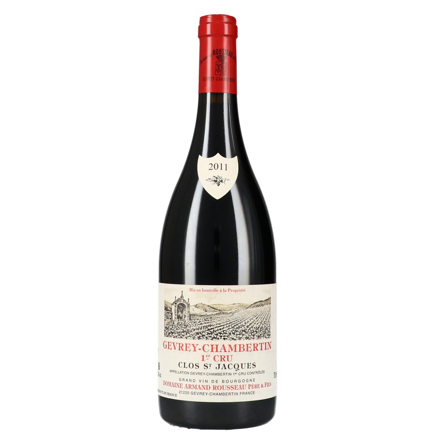 アルマン ルソー 2011 ジュヴレ シャンベルタン 1er クロ サン ジャック Domaine Armand Rousseau Gevrey-Chambertin 1er Cru Clos Saint-Jacques 750ml 正規品 A1222｜ワインショップ プラティーヌ