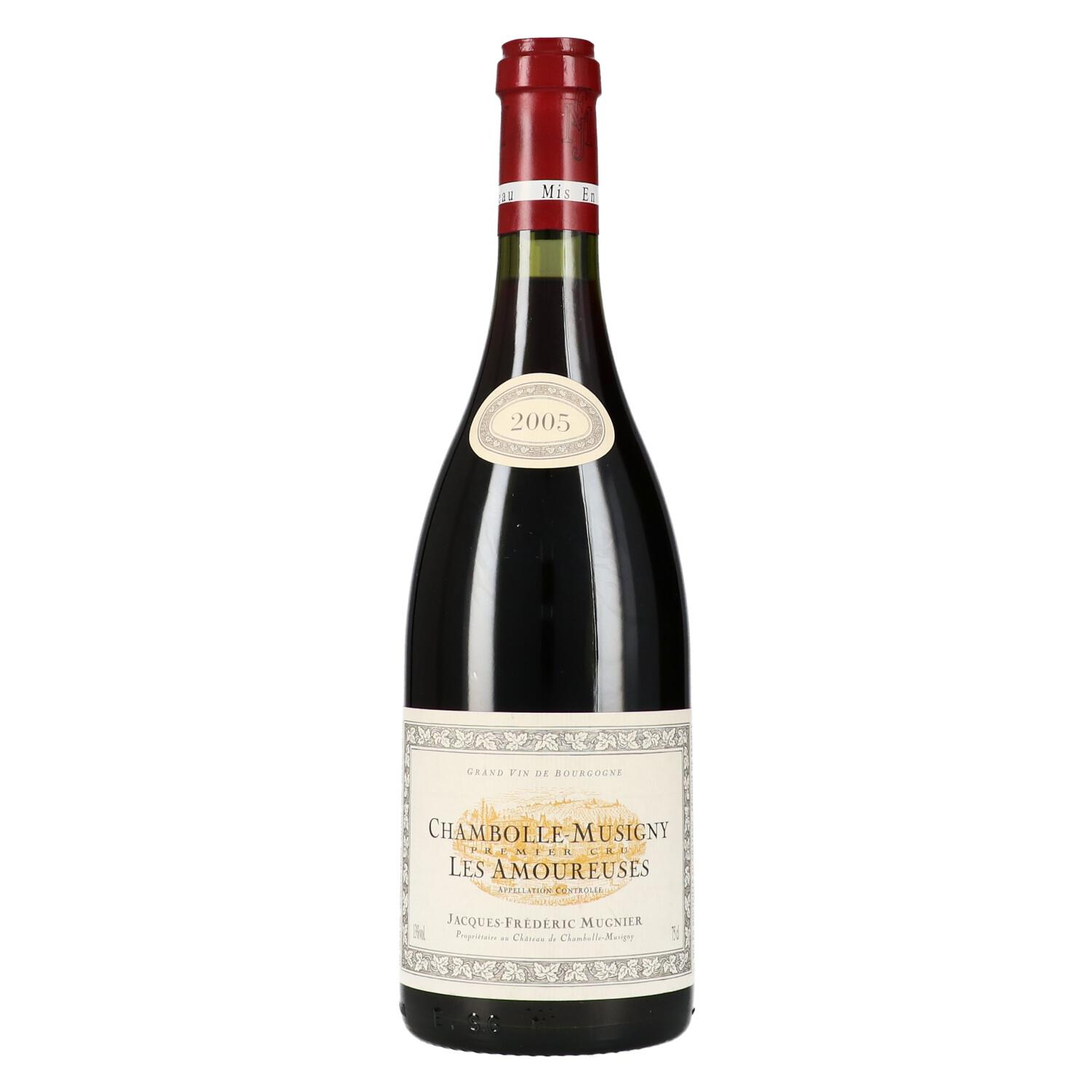 ジャック フレデリック ミュニエ 2005 シャンボール ミュジニー 1er レ ザムルーズ Domaine Jacques-Frederic Mugnier Chambolle-Musigny 1er Cru Les Amoureuses 750ml 正規品 A0609｜ワインショップ プラティーヌ