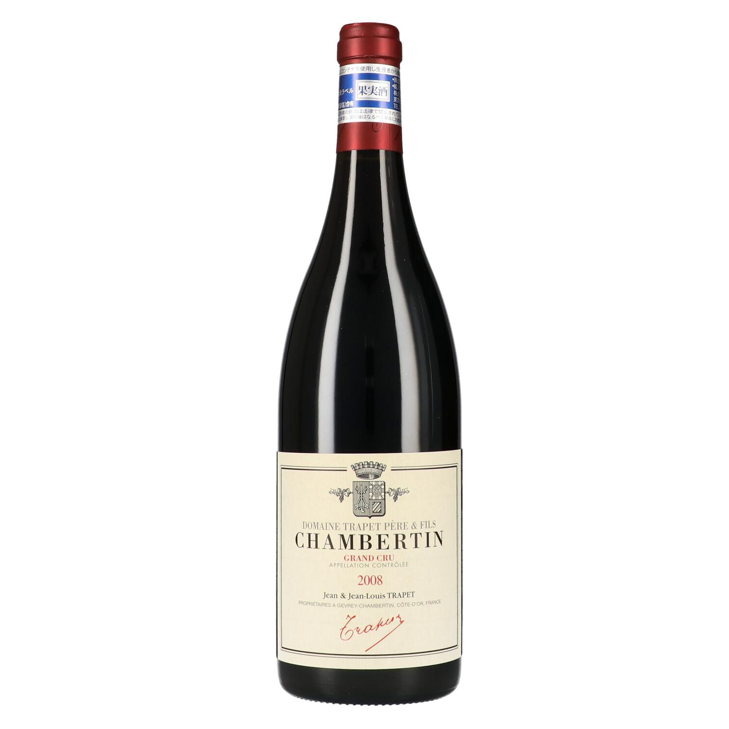 ドメーヌ トラぺ ペール エ フィス 2008 シャンベルタン Domaine Trapet Pere et Fils Chambertin Grand Cru 750ml 正規品 A0003|ワインショップ プラティーヌ