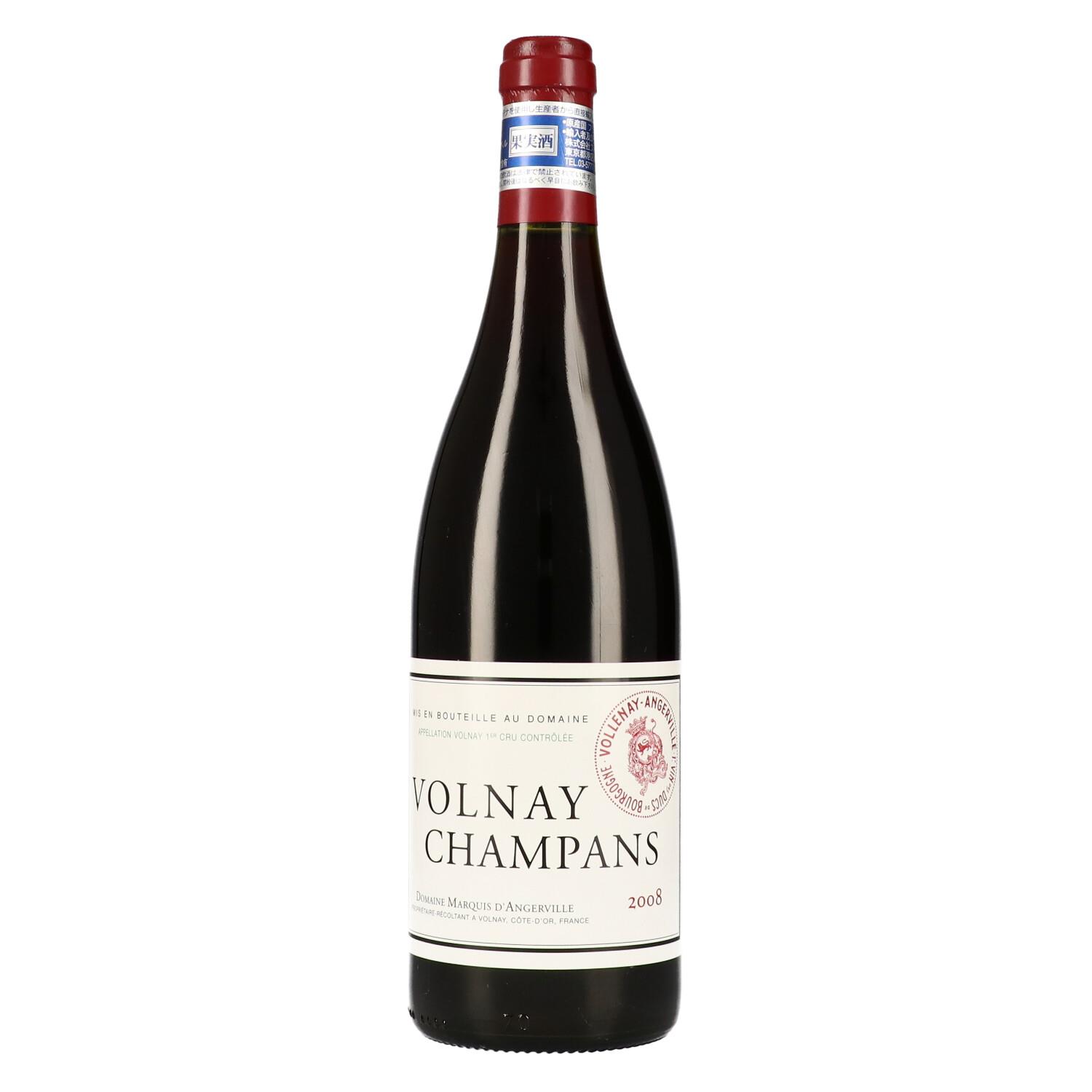マルキ ダンジェルヴィル 2008 ヴォルネイ 1er シャンパン Domaine Marquis d'Angerville Volnay 1er Cru Champans 750ml 正規品 A1870 24,568円