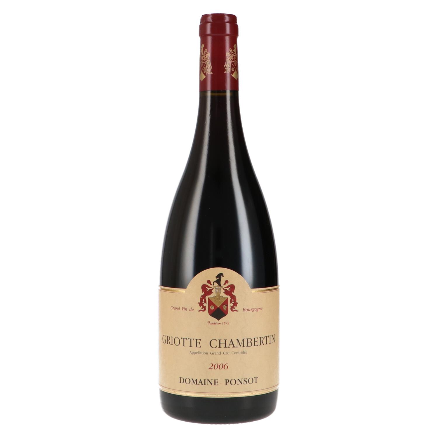 ポンソ 2006 グリオット シャンベルタン Domaine Ponsot Griotte-Chambertin Grand Cru 750ml 正規品 A2344