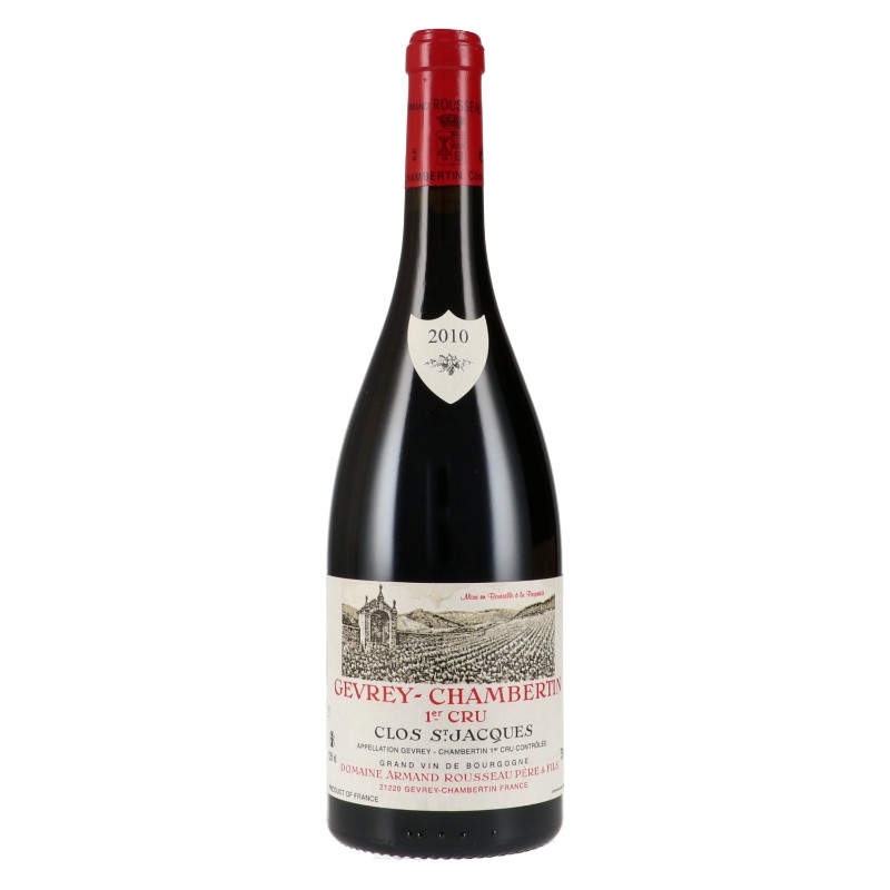 アルマン ルソー 2010 ジュヴレ シャンベルタン 1er クロ サン ジャック Domaine Armand Rousseau Gevrey-Chambertin 1er Cru Clos Saint-Jacques 750ml A2637