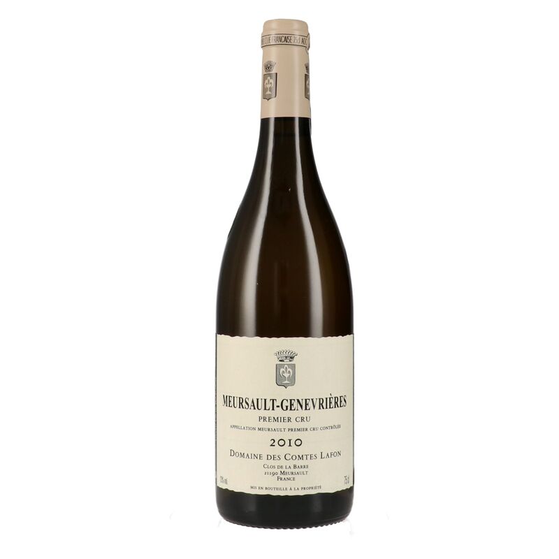 コント ラフォン 2010 ムルソー 1er ジュヌヴリエール Domaine des Comtes Lafon Meursault 1er Cru Genevrieres 750ml 正規品 A2990｜ワインショップ プラティーヌ