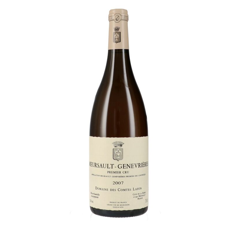 コント ラフォン 2007 ムルソー 1er ジュヌヴリエール Domaine des Comtes Lafon Meursault 1er Cru Genevrieres 750ml 正規品 A2992｜ワインショップ プラティーヌ