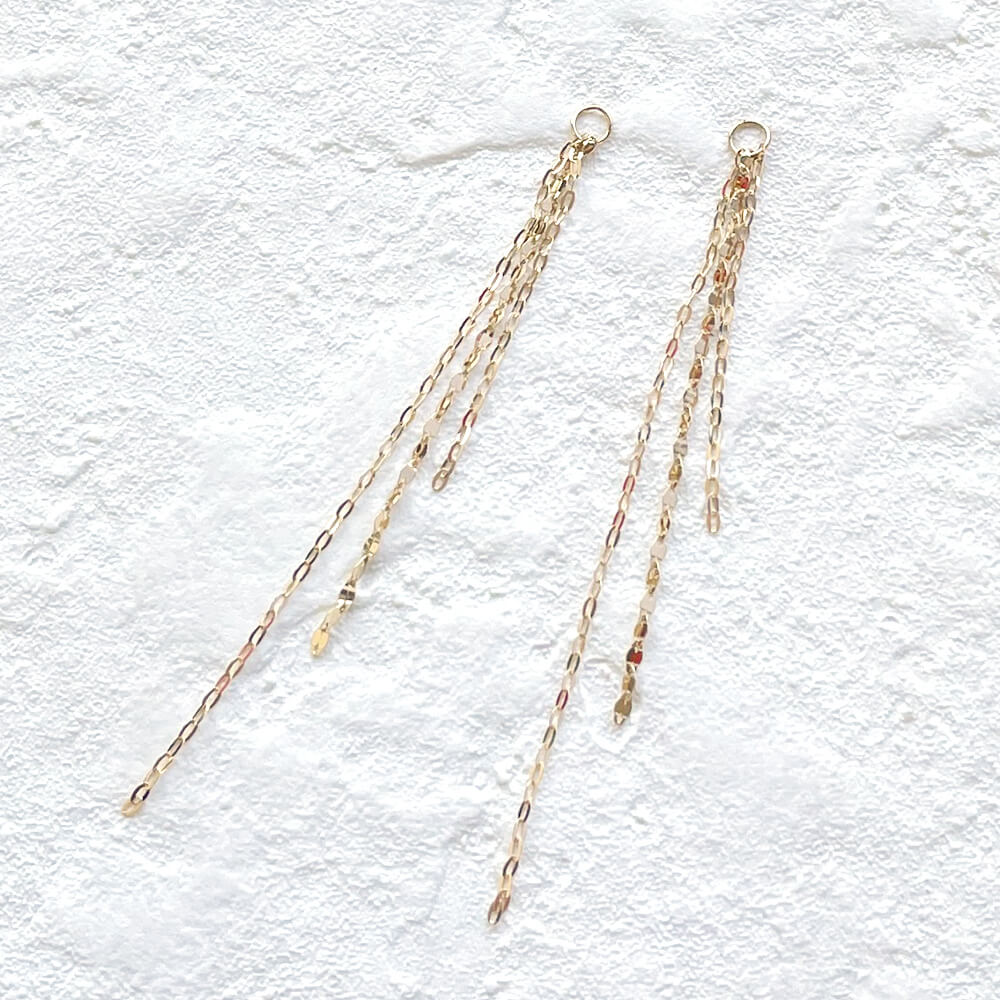 宅送 5 5 6 0mm あこや真珠 K18yg 約3cmひねりデザインロングピアス ピアス