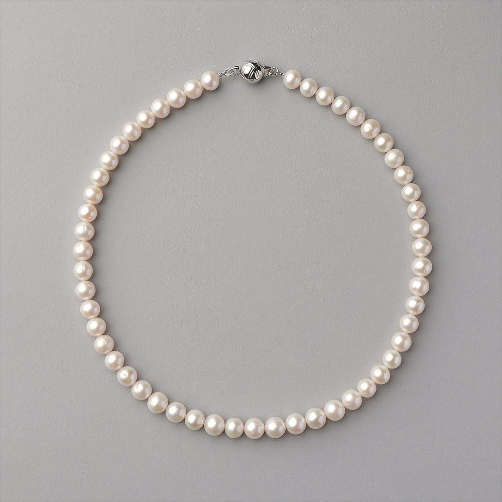 【楽天市場】【40%OFF】淡水真珠 ネックレス ホワイト 5.0-5.5mm 