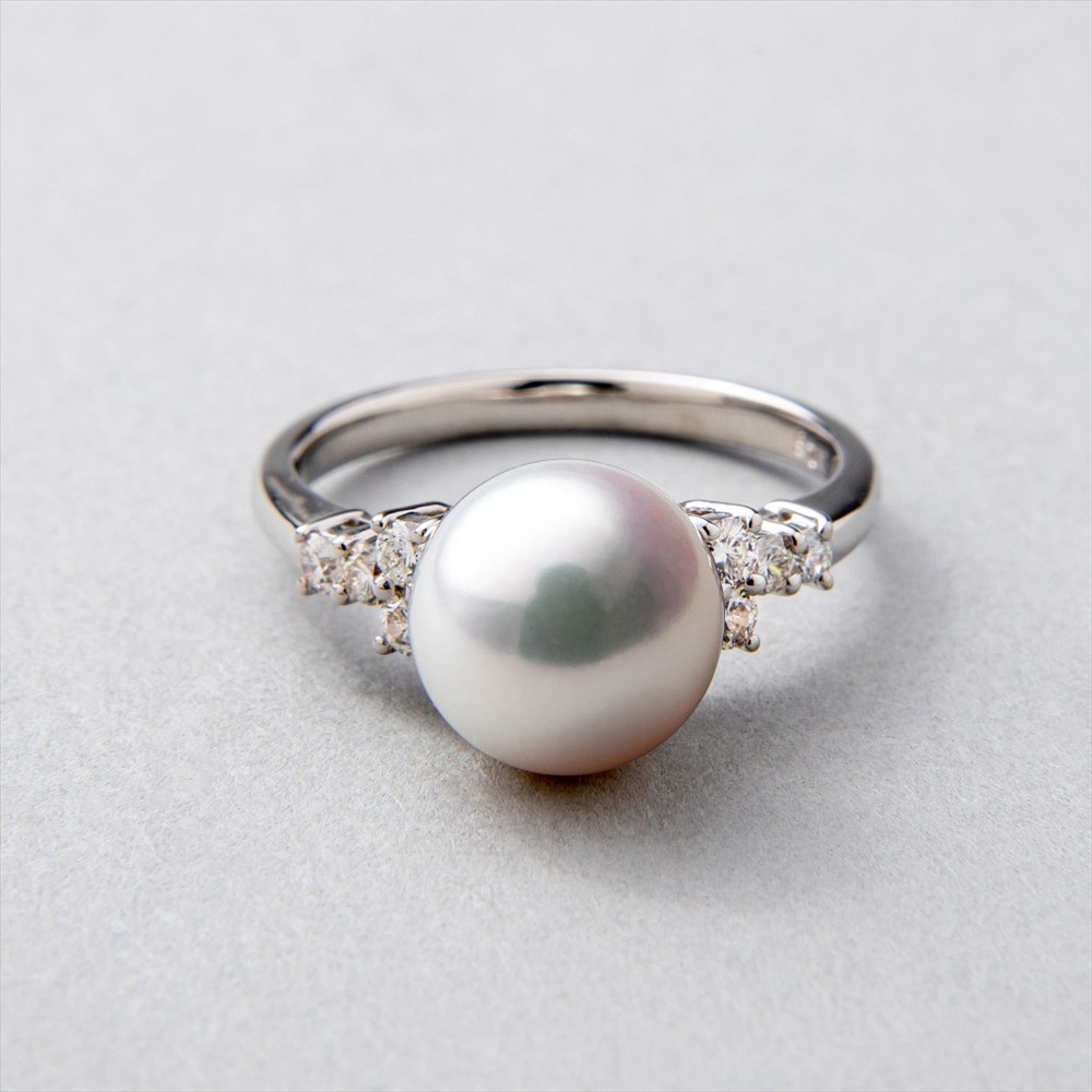 楽天市場】【1/15 価格改定】《PREMIUM》オーロラ花珠真珠 リング 9.0