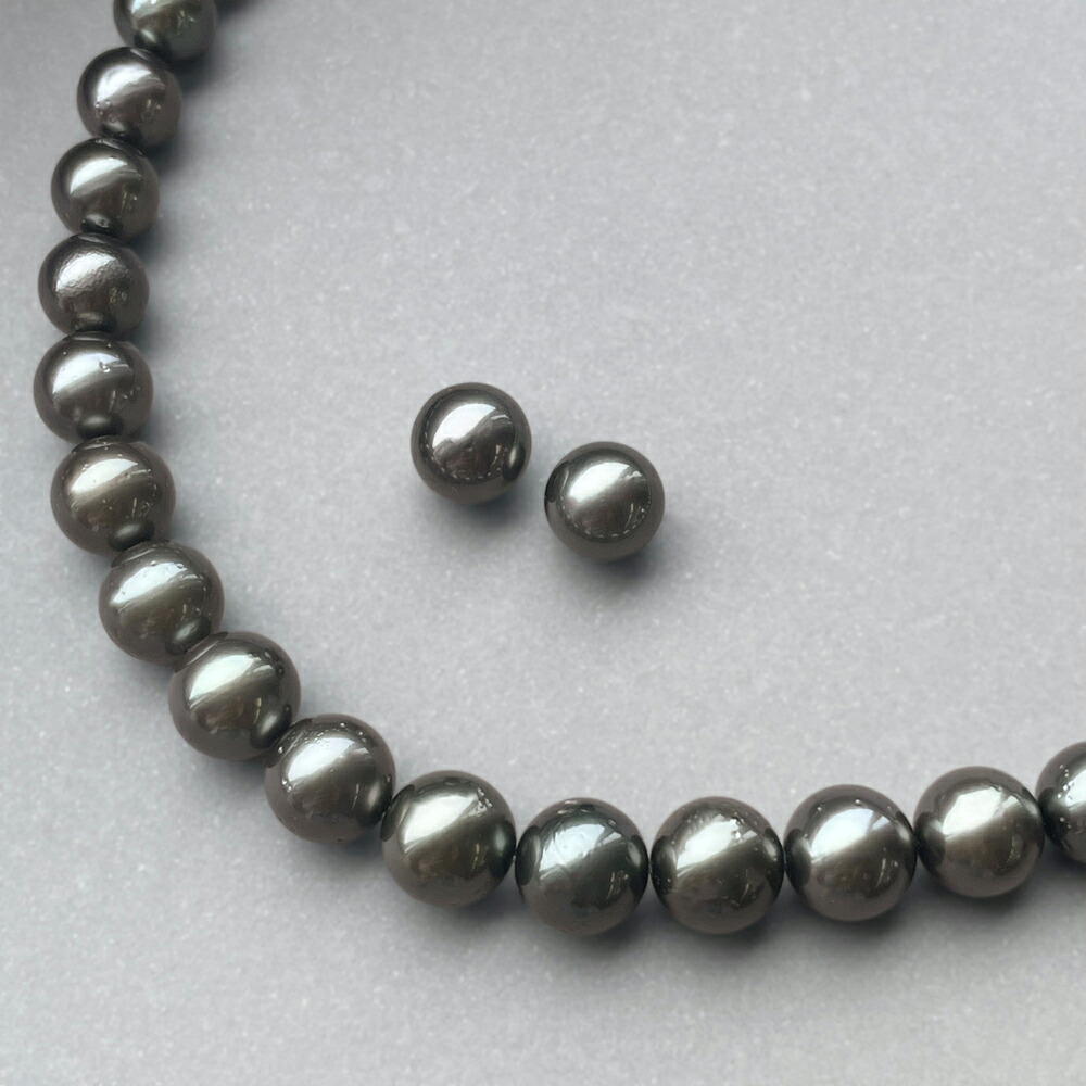 楽天市場】13mm 黒蝶真珠 ネックレス 鑑別書付 13ミリ大珠の気品