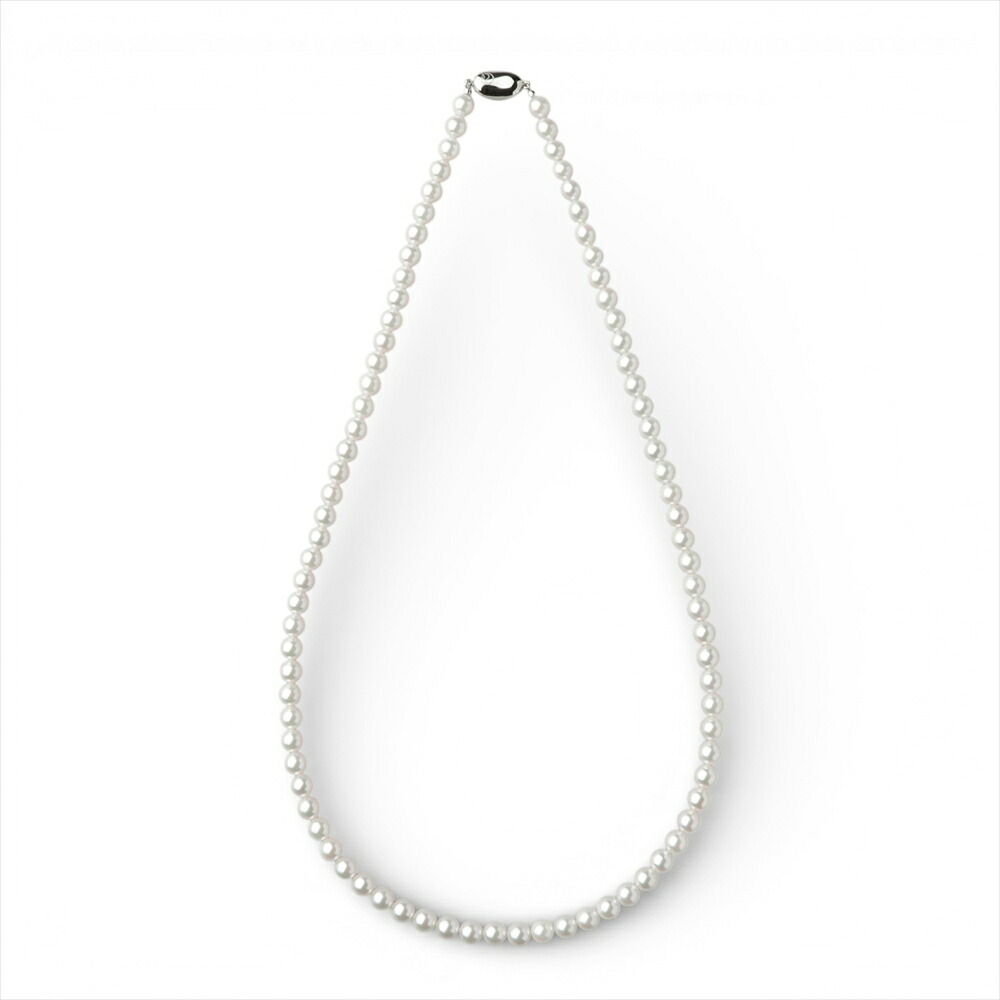 あこや真珠 ロングネックレス 7.0-7.5mm 60cm パールネックレス 普段使い カジュアル ロングネックレス｜P-dot by Pearl for Life