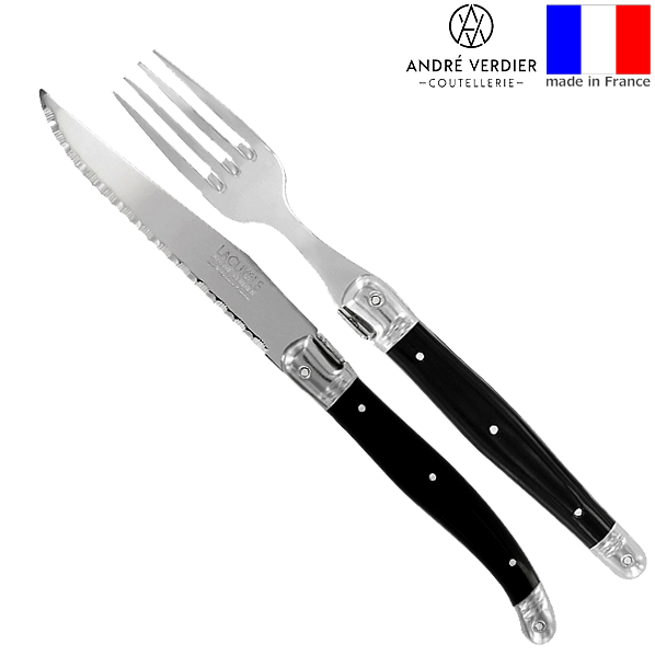 ラギオール・ライヨールステーキナイフ&フォークのセット（2セット） Amazon.co.jp: ライヨール ステーキナイフ ギフトセット
