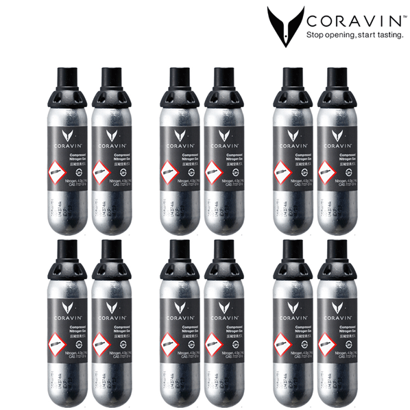 ☆新品・未使用☆ CORAVINコラヴァン　アルゴンガスカプセル 25本セット 楽天市場】CORAVIN コラヴァン専用アルゴンガスカプセル（2本入