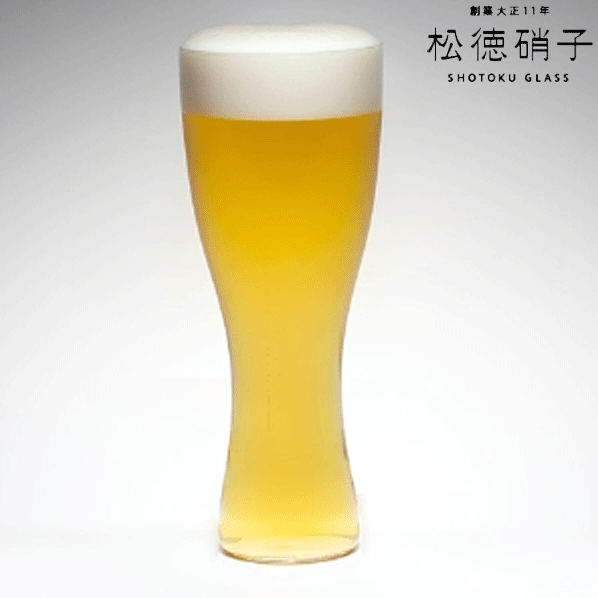 【送料無料】_6個セット うすはり ピルスナー 355mL 松徳硝子 ビールグラス 職人ハンドメイド【RCP】
