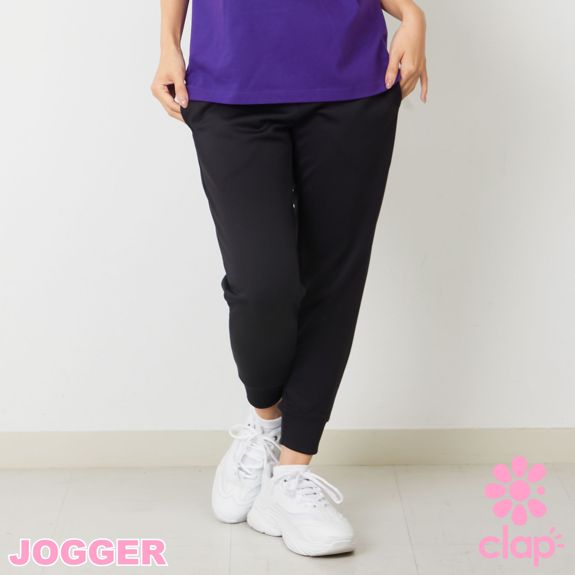楽天市場】フィットネスウェア 【clap】 クラップ SOLID JOGGER PANTS
