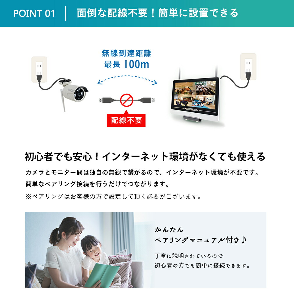 防犯ビデオカメラ ワイヤーレス 戸外 防犯カメラひとそろい Wifi ワイヤレス 防犯カメラセット 一家使いみち 心配りカメラセット 録画織り機 1 8タワー 表示いったい形姿 屋外用防犯カメラ 工事無用 車先輩荒らし 1tb 防水 スマホ Par 塚本無線 Daemlu Cl