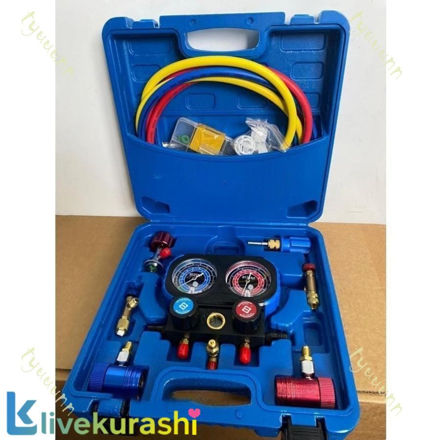 品質R1234YF A/Cマニホールドゲージセット