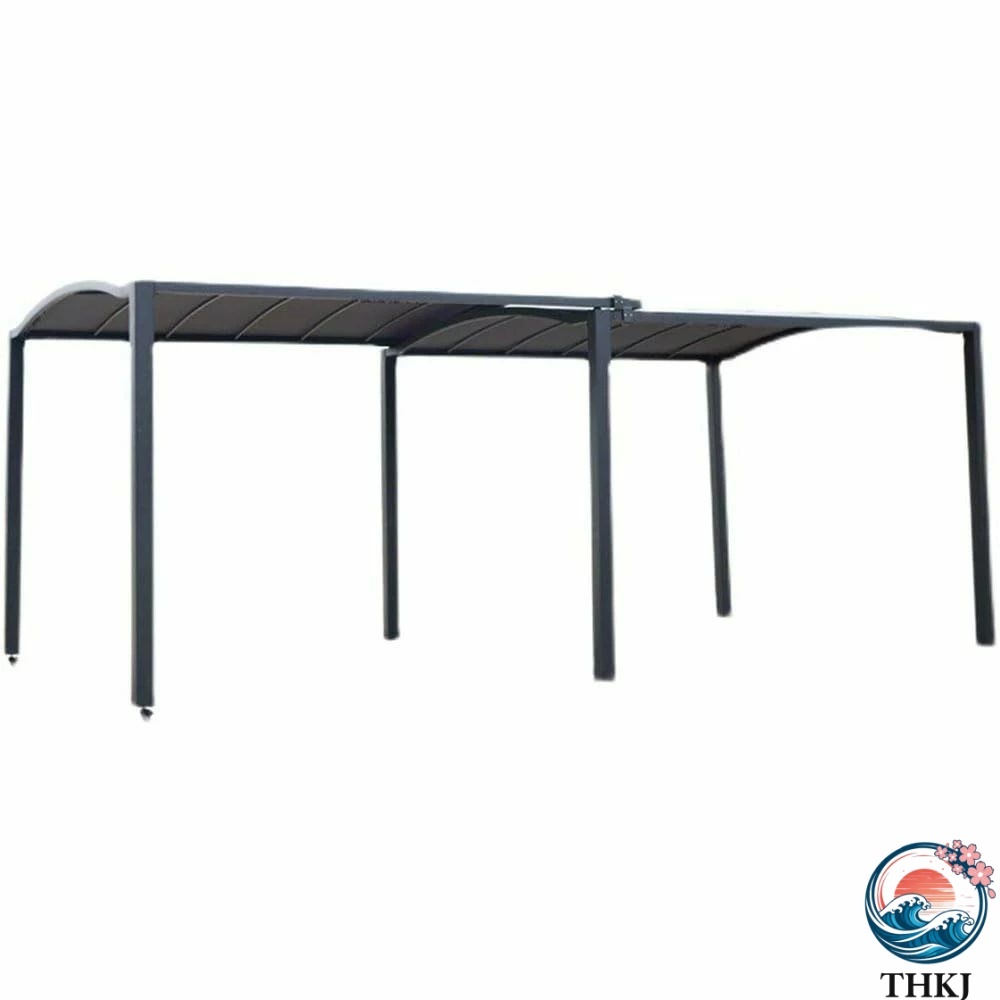 【全品5%ポイント】格納式カーポート 格納式オーニング屋外 多用途シェルター シェード カーポート ヴィラ中庭用格納式オーニング屋外キャノピーテント|悟空店
