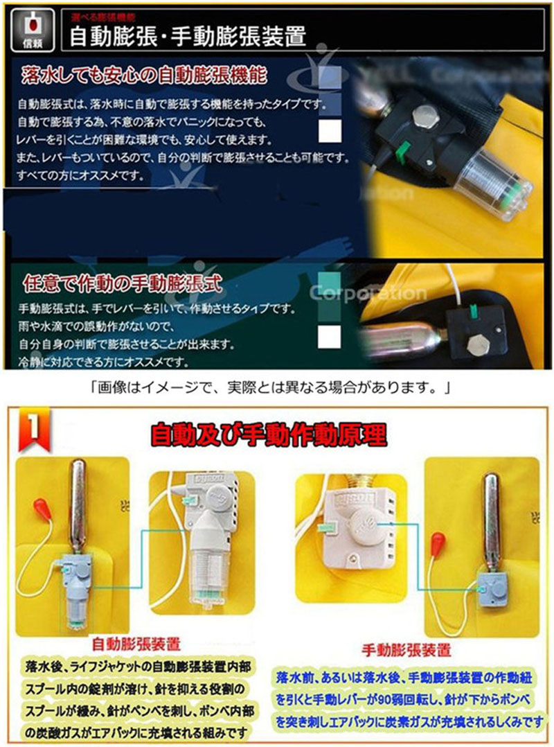 楽天市場 ライフジャケット フローティングベスト インフレータブル ベルトタイプ 手動 自動膨張式 笛付き 救命胴衣 釣り ホイッスル付き ボンベなし 作業 防災用 ジュニア用 大人式 男女兼用 Wuyue