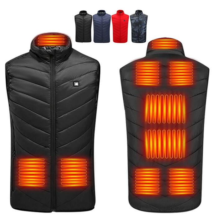 当店オススメ mahバッテリー付き 電熱ベスト 9つエリア発熱 21最新版 ヒーターベスト ヒートベスト 電熱ウェア Usb充電式 迷彩柄 極暖ヒートインナー 生理冷え性対策 加熱服 男女兼用 作業服 Ice Org Br