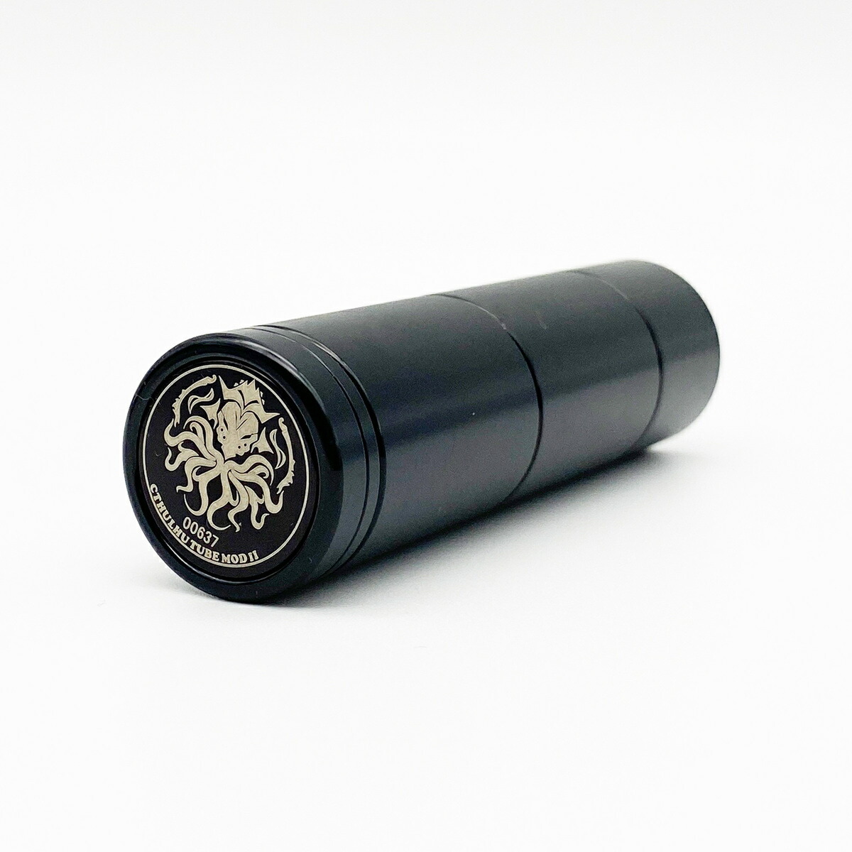 バッテリー付き Cthulhu Tube Mod Ii クトゥルフ チューブ モッド セミメカニカル ボトムスイッチ Ss Black 電子タバコ Vape 本体 Deerfieldtwpportage Com