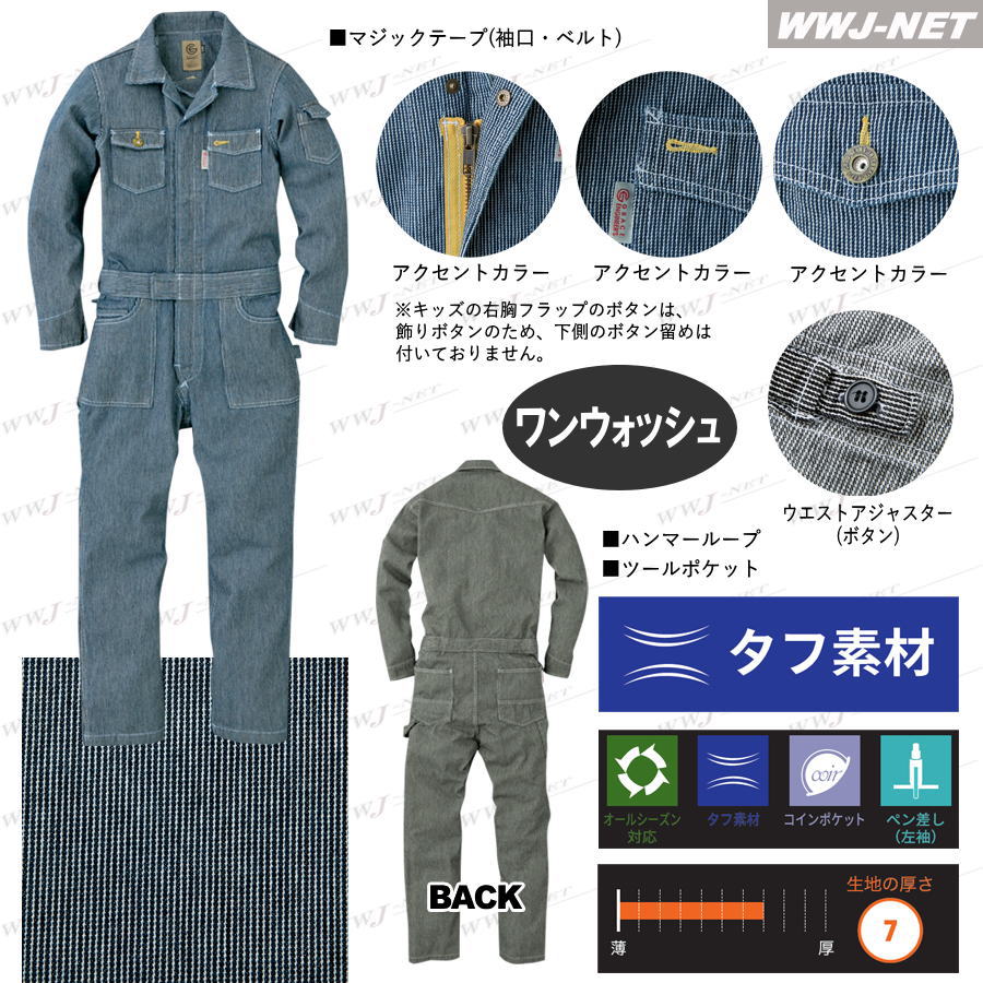 つなぎ服