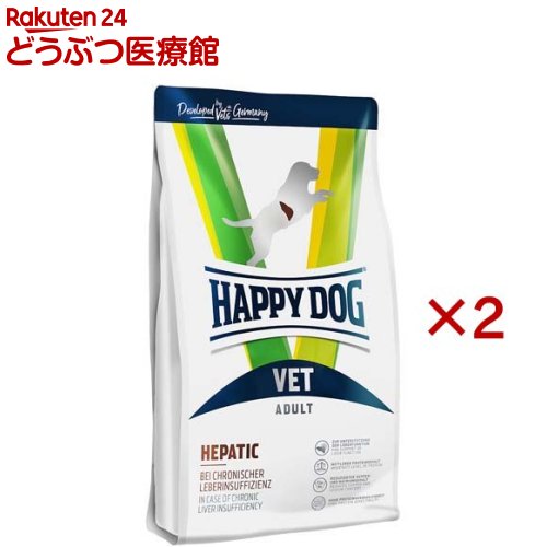 ハッピードッグ VET ヘパティック(肝臓ケア) ドライ 療法食(4kg×2セット)