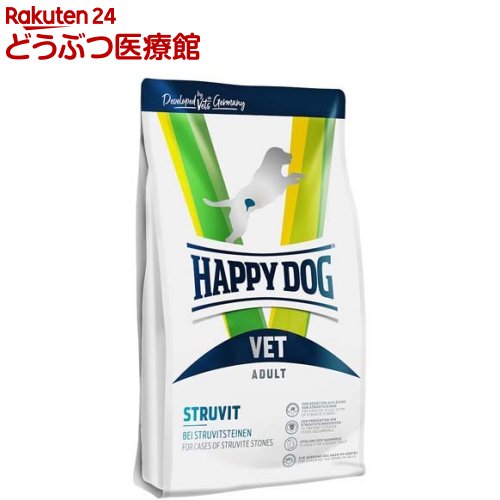 ハッピードッグ VET ストルバイト(尿石ケア) ドライ 療法食(4kg)