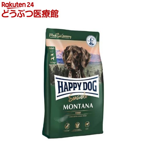 ハッピードッグ センシブル モンタナ 馬肉(4kg)｜24 どうぶつ医療館