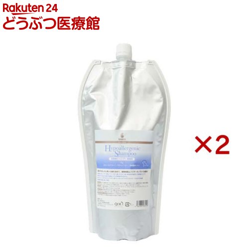 BASICS DermCare 低揺りうごかすシャンプー お役目用 犬用(1kg×2書き割り)【BASICS】
