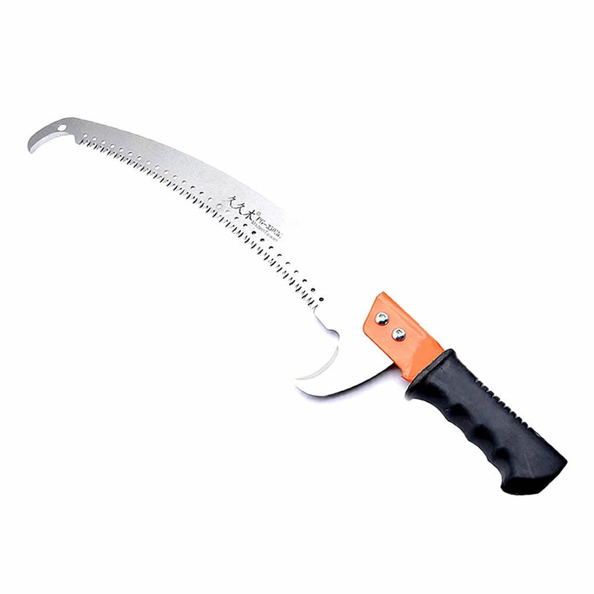 5個セット 剪定のこぎり 430mm 滑り止め ハンドル付き ダブルフック ガーデンソー 剪定鋸 土木 キャンプ 造園 果樹 ノコギリ 枝 園芸 頑丈 軽量 ガーデニング ZENOHUSO